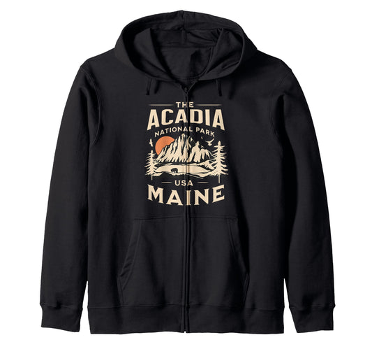 Acadia National Park Maine Usa Outdoor T-Shirt - Minimalist Print Men Women - T-Shirt, Sweatshirt, Hoodie