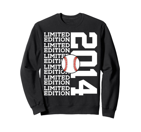 2014 Baseball 12Th Birthday Sweatshirt - Fun Novelty Design Men Women - T-Shirt, Sweatshirt, Hoodie