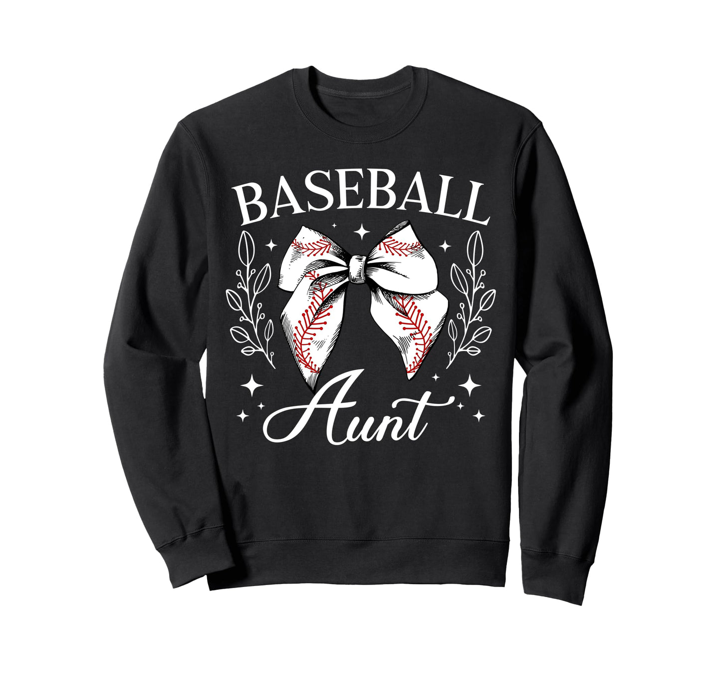 Baseball Aunt Baseball Player Aunt Sweatshirt - Trendy Graphic Unisex - T-Shirt, Sweatshirt, Hoodie