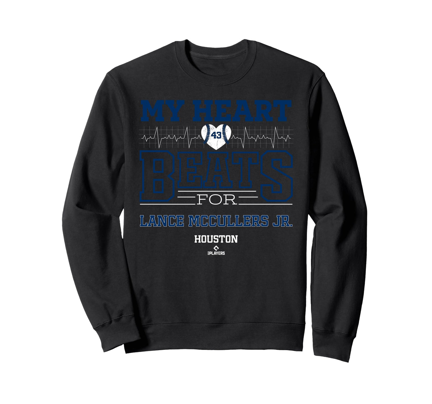 My Heart Beats Lance Mccullers Jr Sweatshirt - Novelty Apparel Unisex - T-Shirt, Sweatshirt, Hoodie