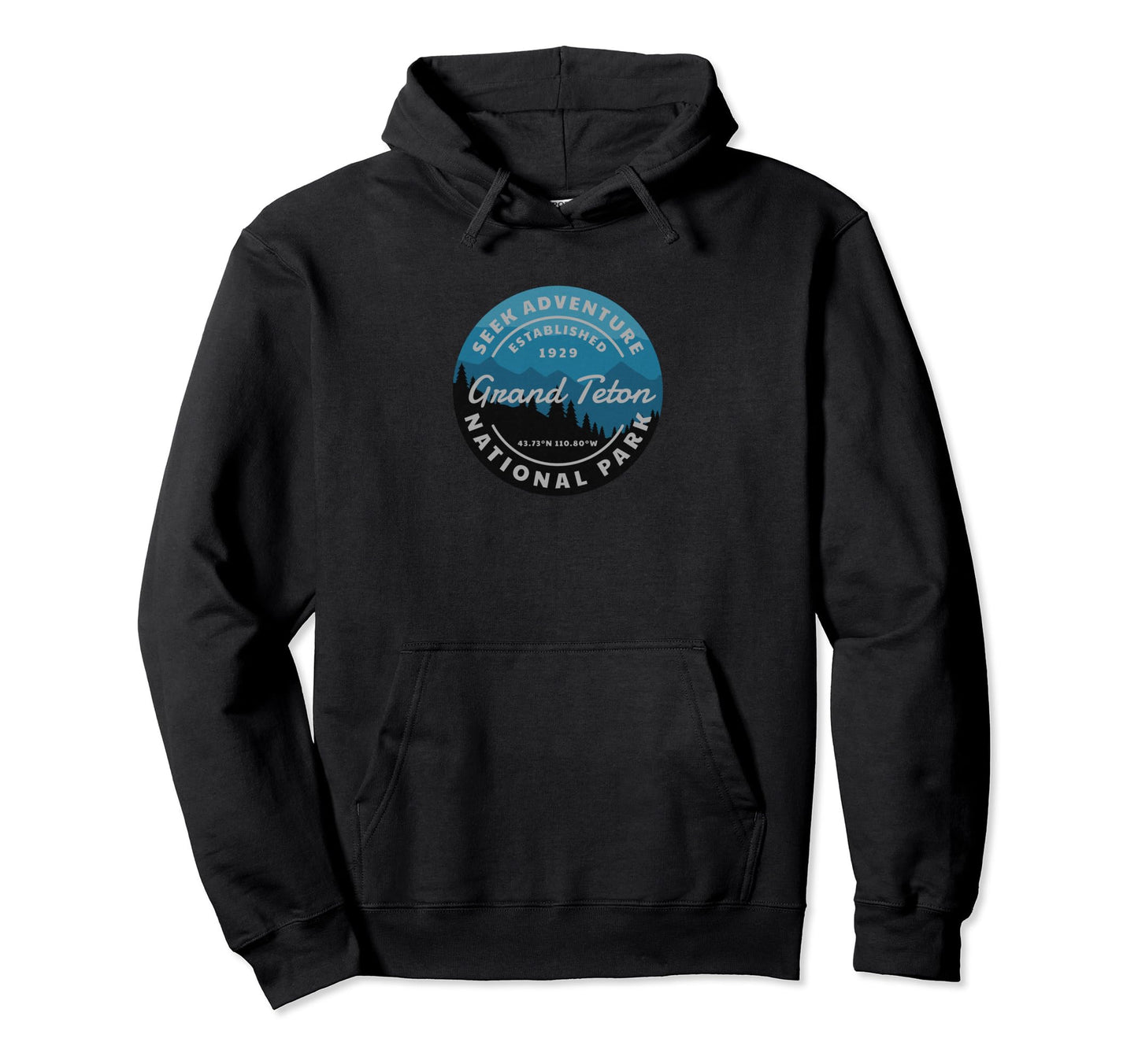 Grand Teton National Park National Hoodie - Custom Art Print Men Women - T-Shirt, Sweatshirt, Hoodie