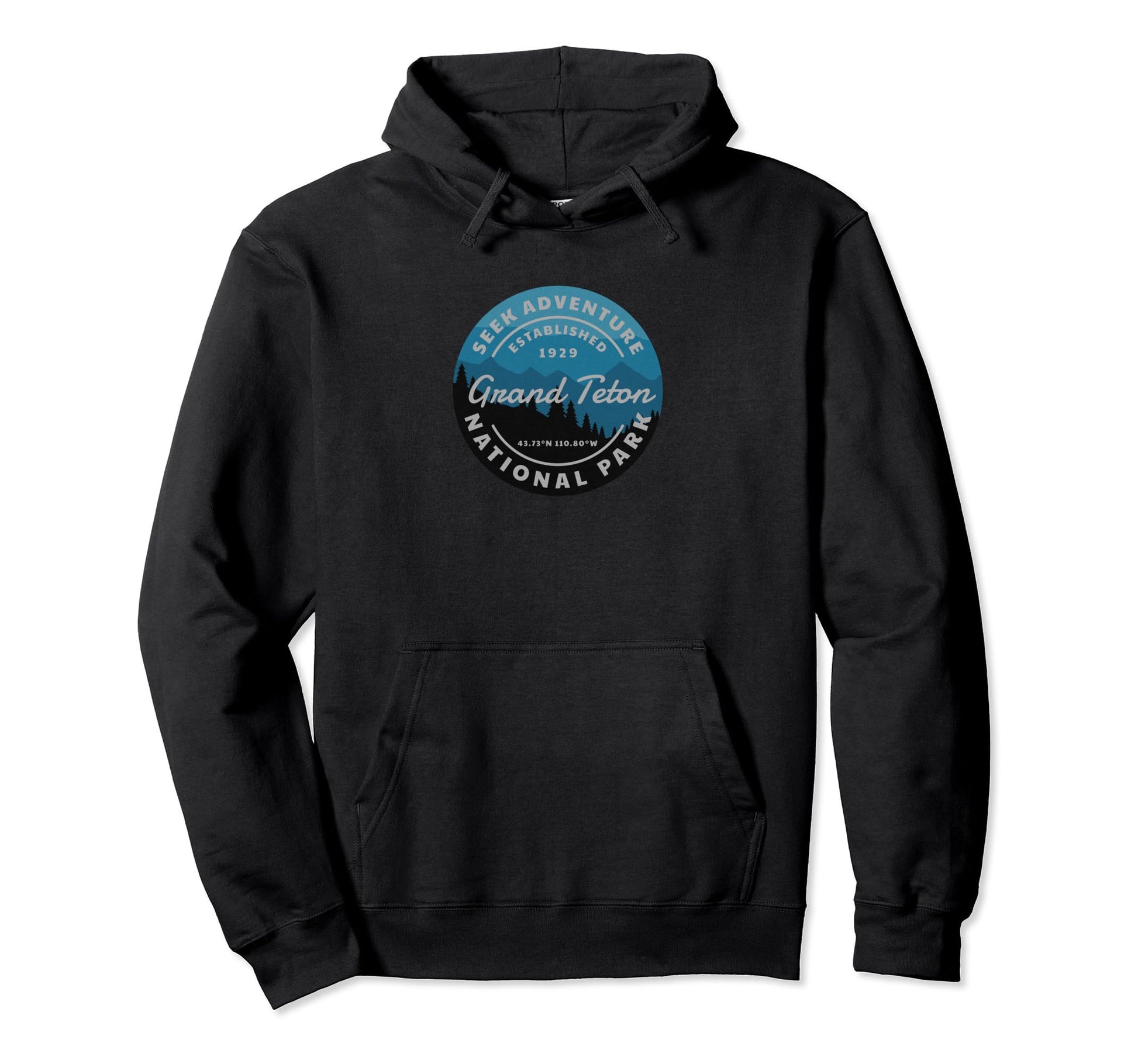 Grand Teton National Park National Hoodie - Custom Art Print Men Women - T-Shirt, Sweatshirt, Hoodie