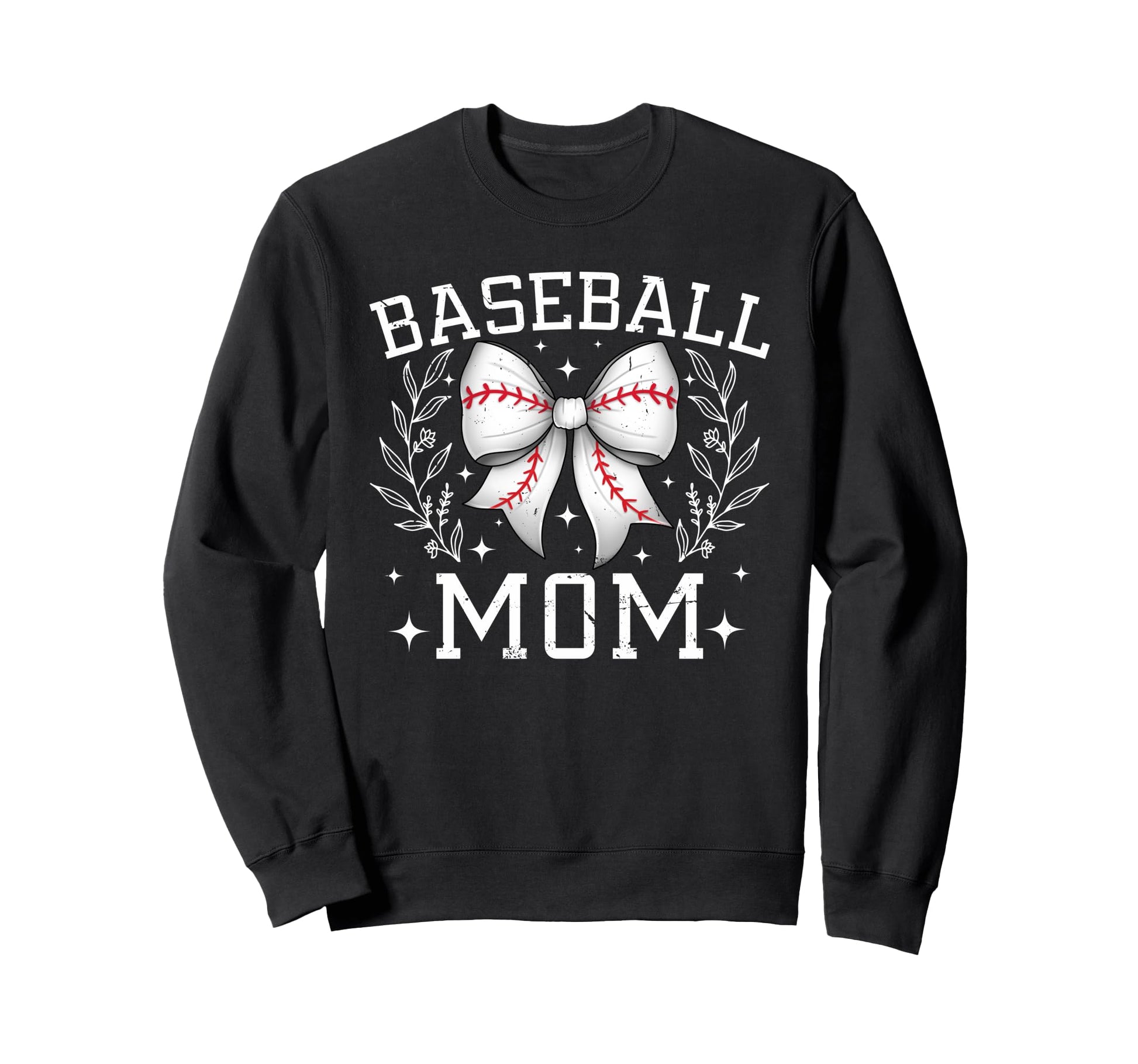 Coquette Bow Baseball Mom Game Sweatshirt - Aesthetic Graphic Men Women - T-Shirt, Sweatshirt, Hoodie