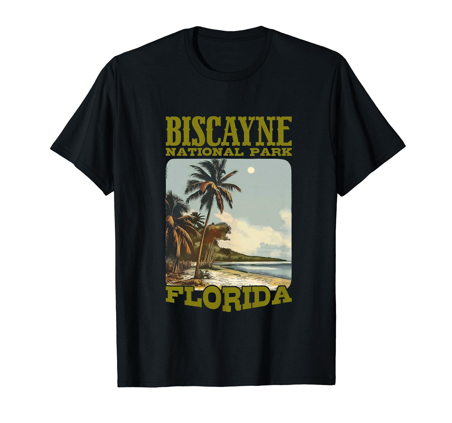 Biscayne Usa National Park Florida T-Shirt - Aesthetic Graphic for Adults - T-Shirt, Sweatshirt, Hoodie