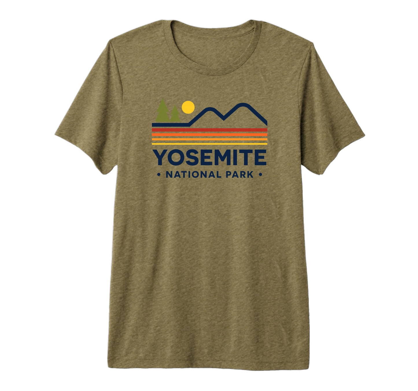 Yosemite National Park Tri Blend T-Shirt - Graphic Print Unisex - T-Shirt, Sweatshirt, Hoodie