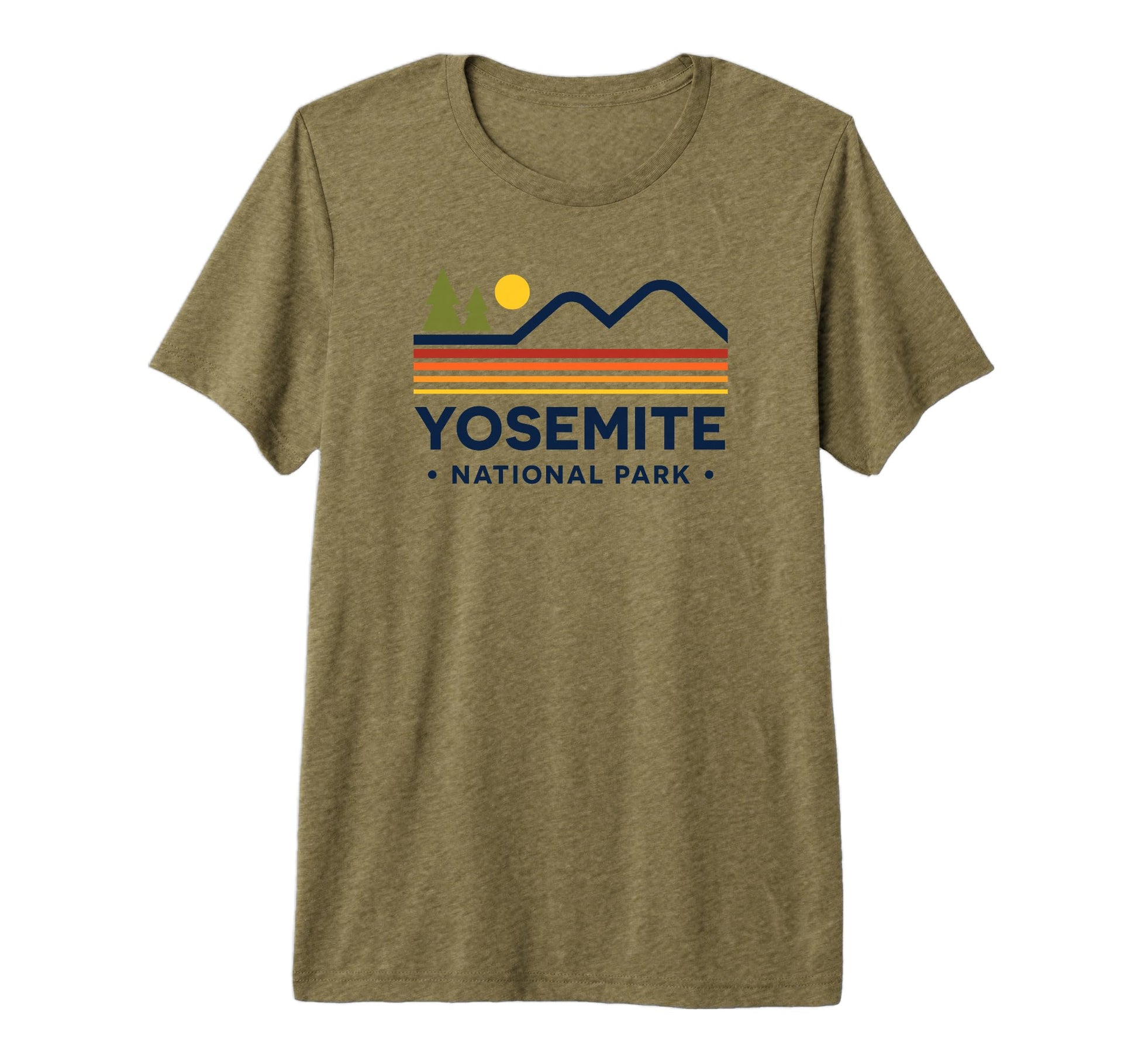 Yosemite National Park Tri Blend T-Shirt - Graphic Print Unisex - T-Shirt, Sweatshirt, Hoodie