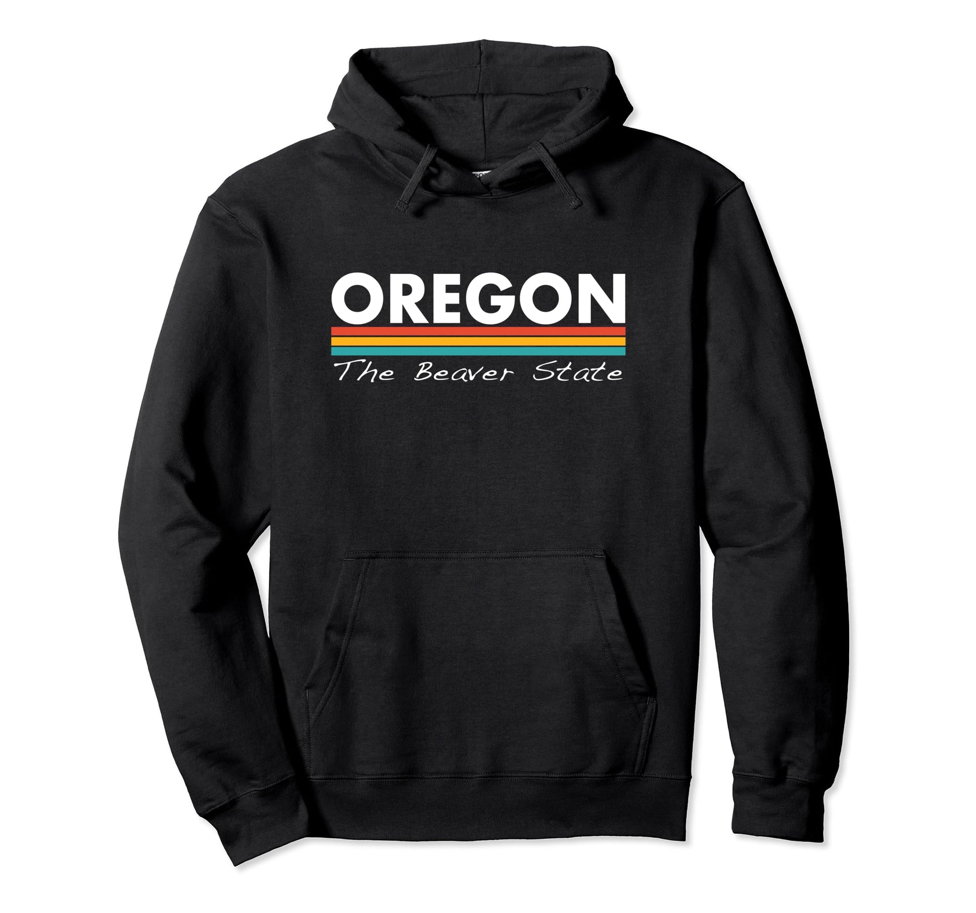 Oregon Beaver State Stripes Hoodie - Unique Graphic Men Women - T-Shirt, Sweatshirt, Hoodie