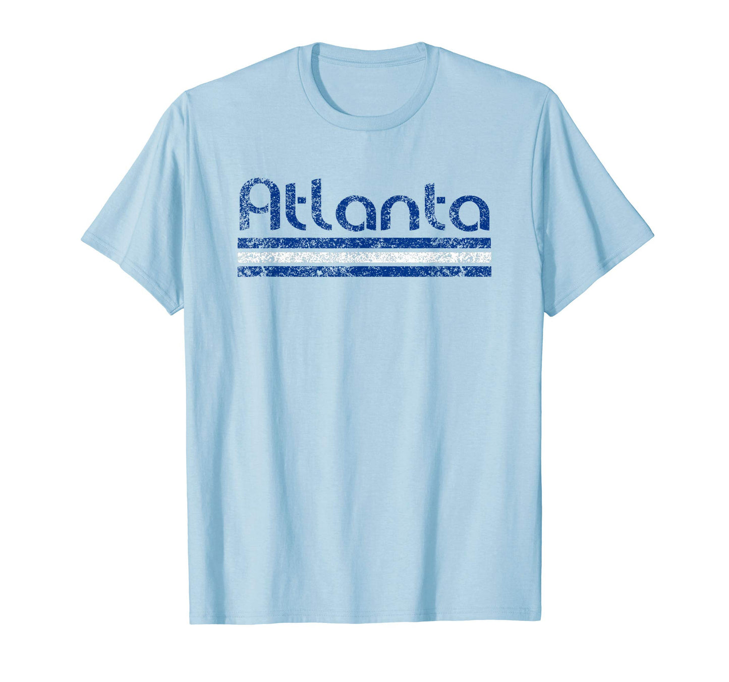 Atlanta Georgia Weathered Stripe T-Shirt - Trendy Graphic for Adults - T-Shirt, Sweatshirt, Hoodie