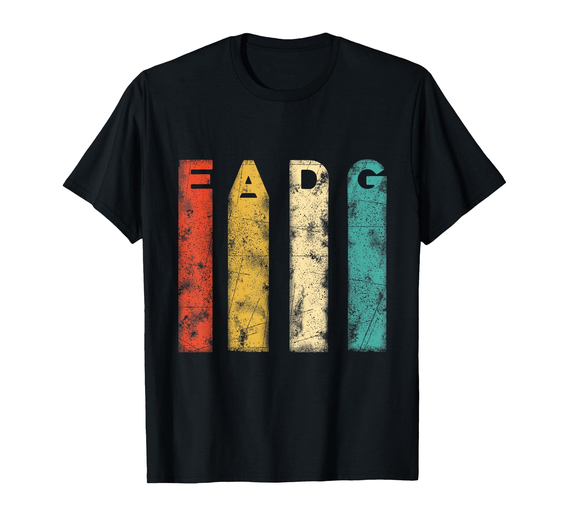 Eadg Bass Guitar Strings Typography T-Shirt - Graphic Print for Adults - T-Shirt, Sweatshirt, Hoodie