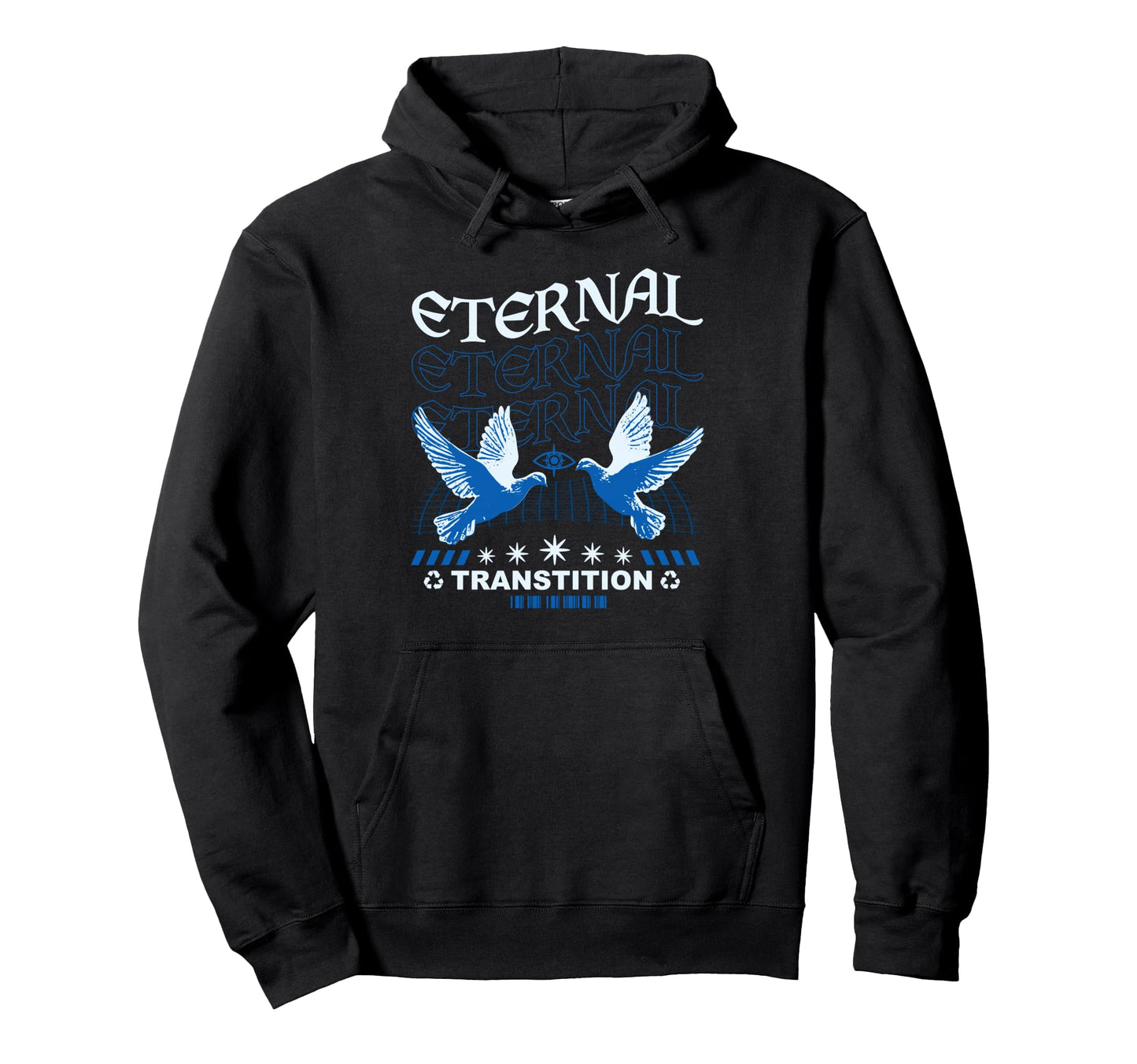 Y2K Eternal Bold Urban Graffiti Hoodie - Streetwear Style Men Women - T-Shirt, Sweatshirt, Hoodie