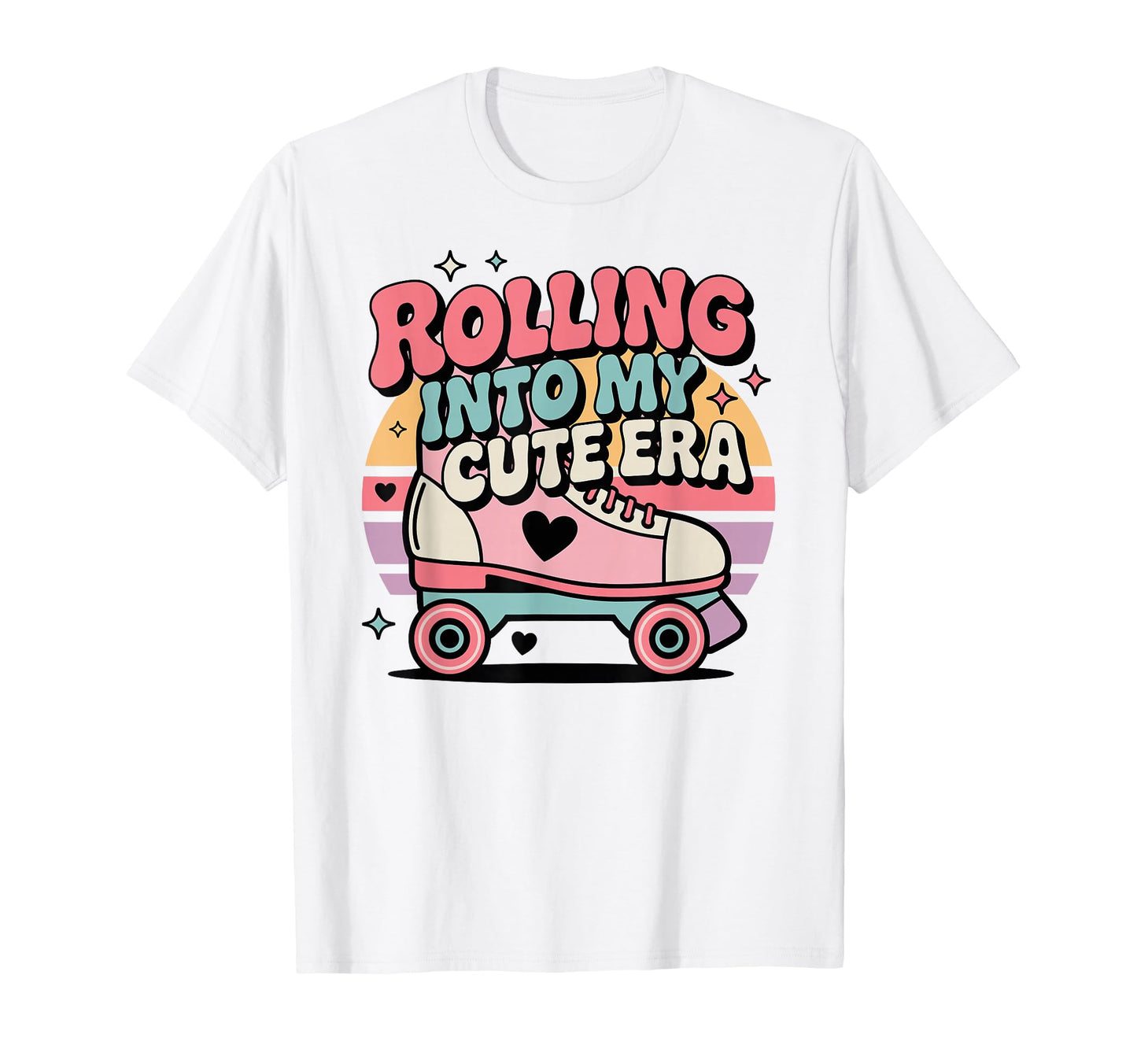 Rolling Into My Era Roller Skating T-Shirt - Custom Art Print Unisex - T-Shirt, Sweatshirt, Hoodie