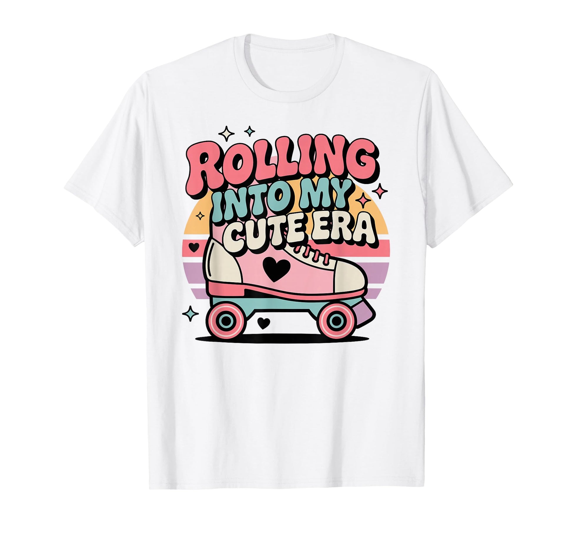 Rolling Into My Era Roller Skating T-Shirt - Custom Art Print Unisex - T-Shirt, Sweatshirt, Hoodie