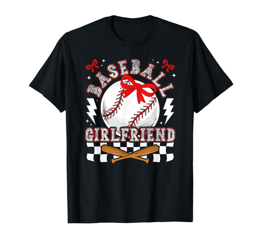 Baseball Girlfriend Coquette Baseball T-Shirt - Minimalist Print Unisex - T-Shirt, Sweatshirt, Hoodie