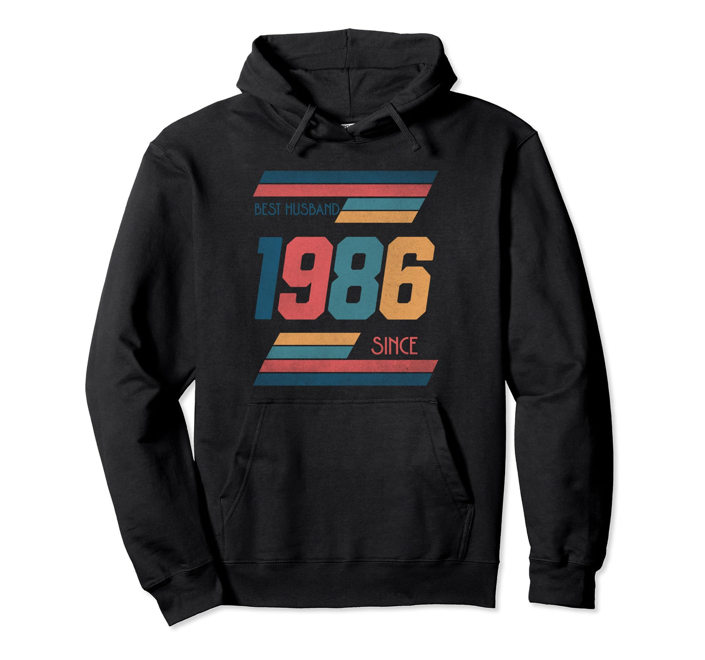 Best Husband Since 1986 Anniversary Hoodie - Streetwear Style for Adults - T-Shirt, Sweatshirt, Hoodie