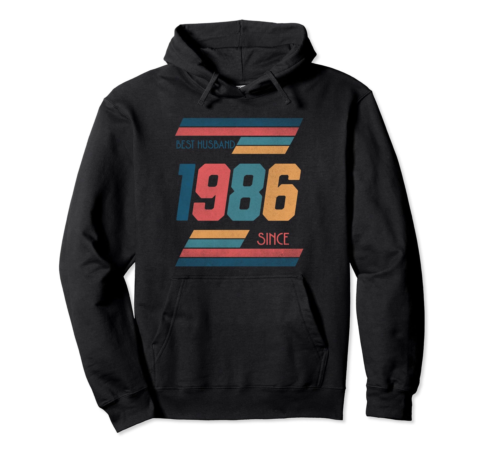 Best Husband Since 1986 Anniversary Hoodie - Streetwear Style for Adults - T-Shirt, Sweatshirt, Hoodie