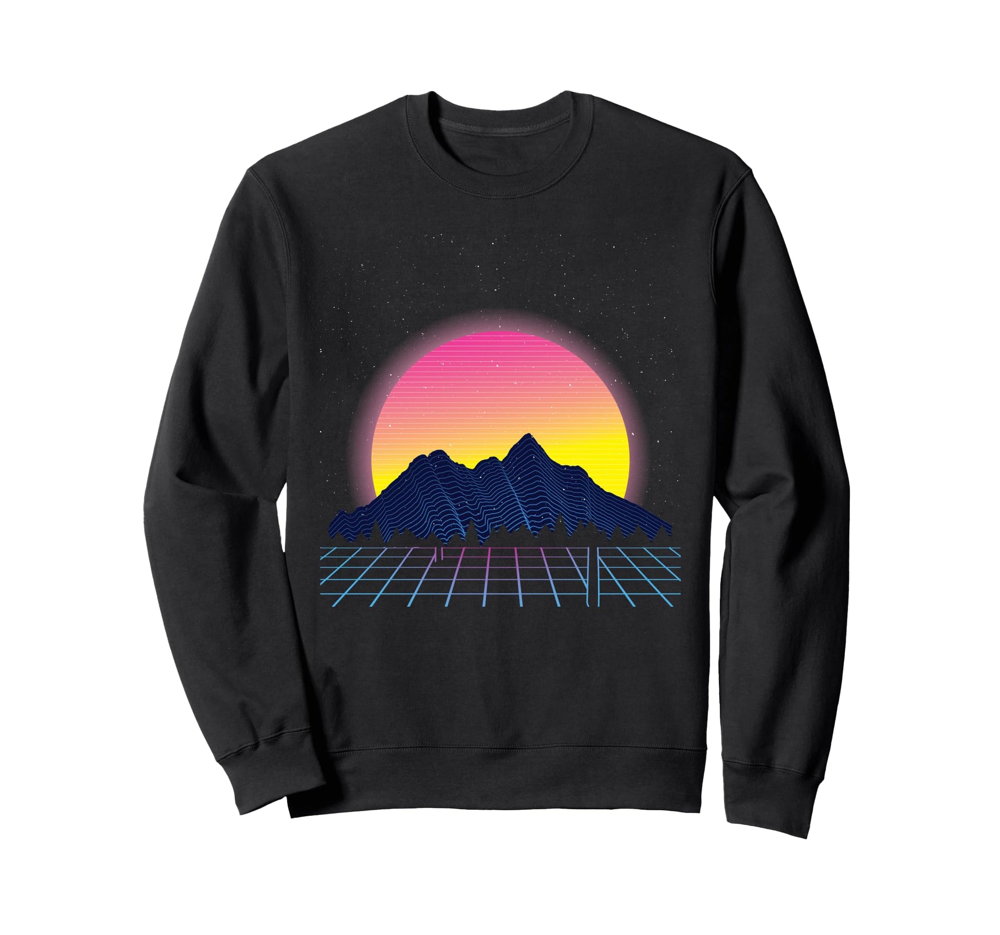 Aesthetic Synthwave Retrowave Sweatshirt - Streetwear Style for Adults - T-Shirt, Sweatshirt, Hoodie