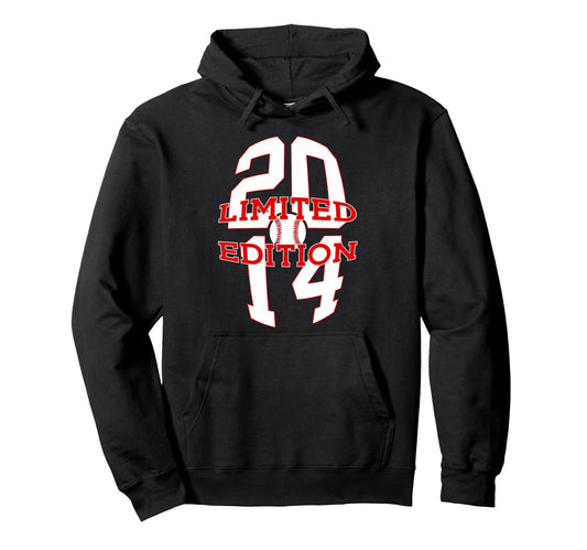 12 Years 2014 Baseball 12Th Birthday Hoodie - Novelty Apparel Unisex - T-Shirt, Sweatshirt, Hoodie