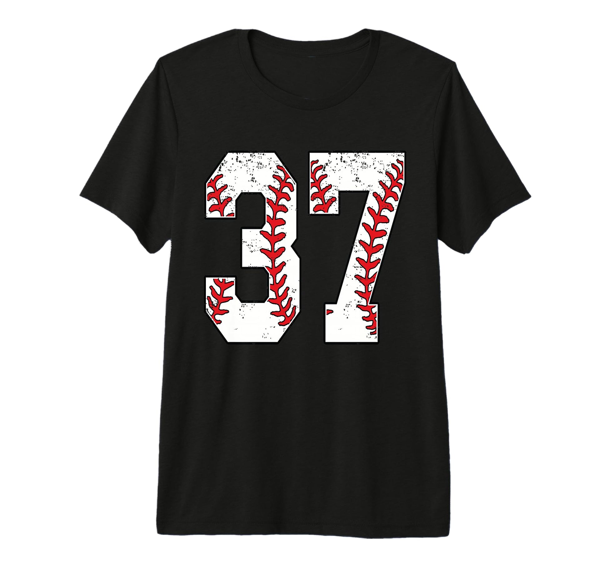 Number 37 Baseball 37 Jersey Number T-Shirt - Novelty Apparel Men Women - T-Shirt, Sweatshirt, Hoodie