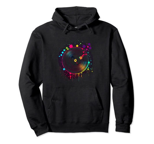 80S Music Vinyl Music Gift Hoodie - Aesthetic Graphic Men Women - T-Shirt, Sweatshirt, Hoodie
