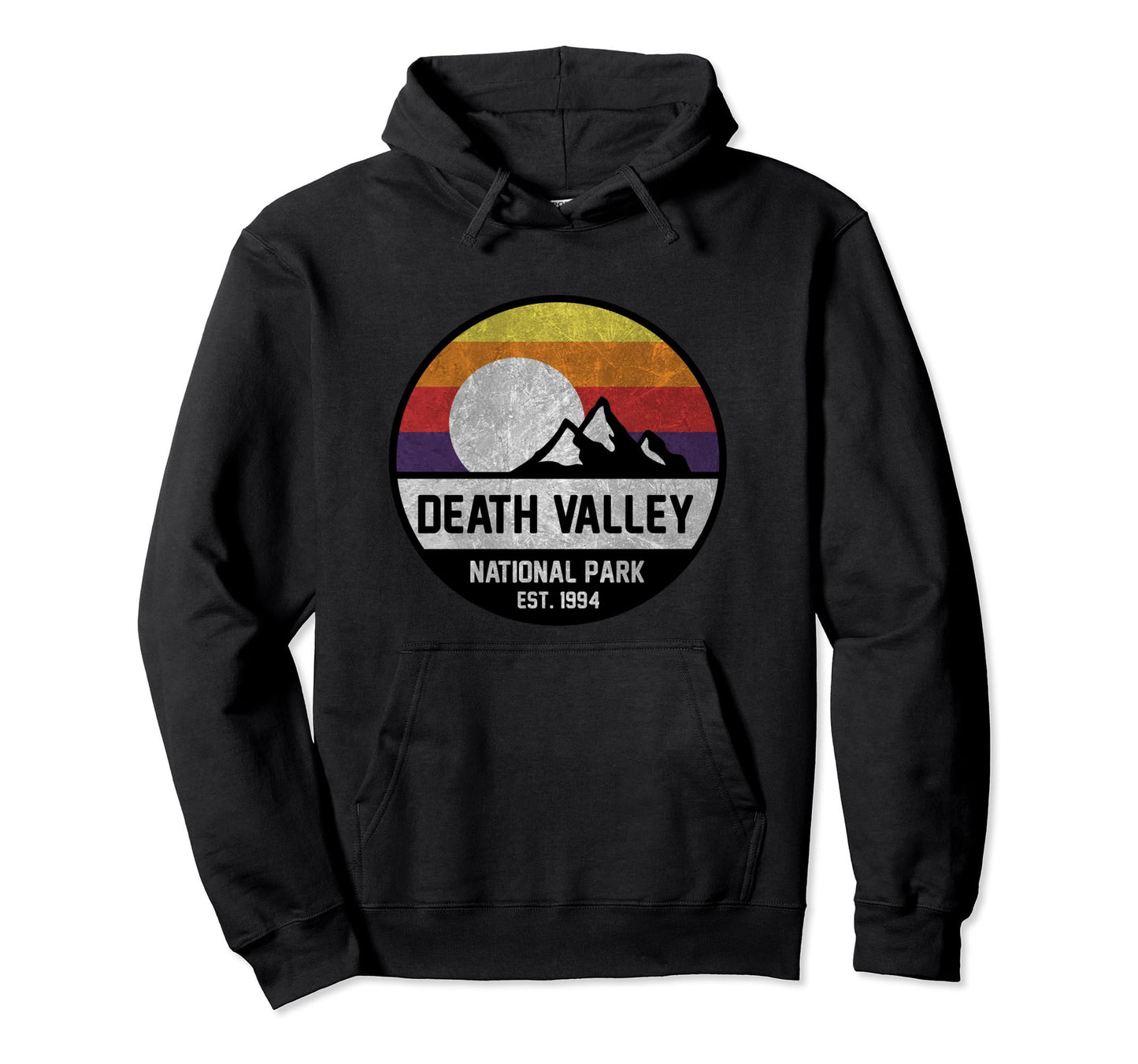 Death Valley National Park Mountain Hoodie - Minimalist Print for Adults - T-Shirt, Sweatshirt, Hoodie