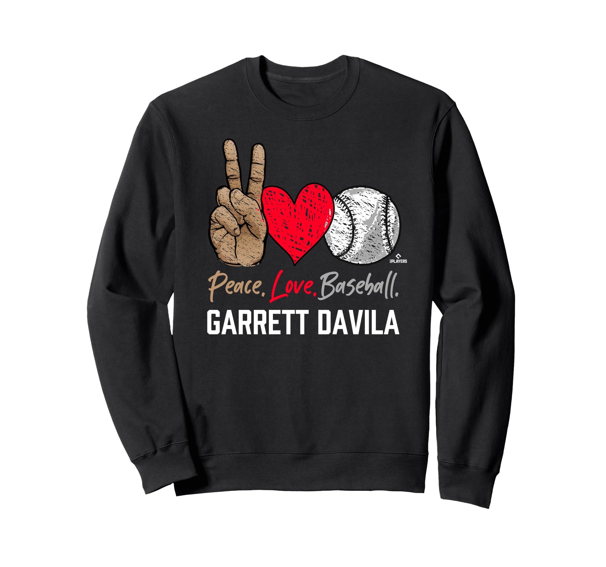Peace Love Garrett Davila Sweatshirt - Streetwear Style for Adults - T-Shirt, Sweatshirt, Hoodie