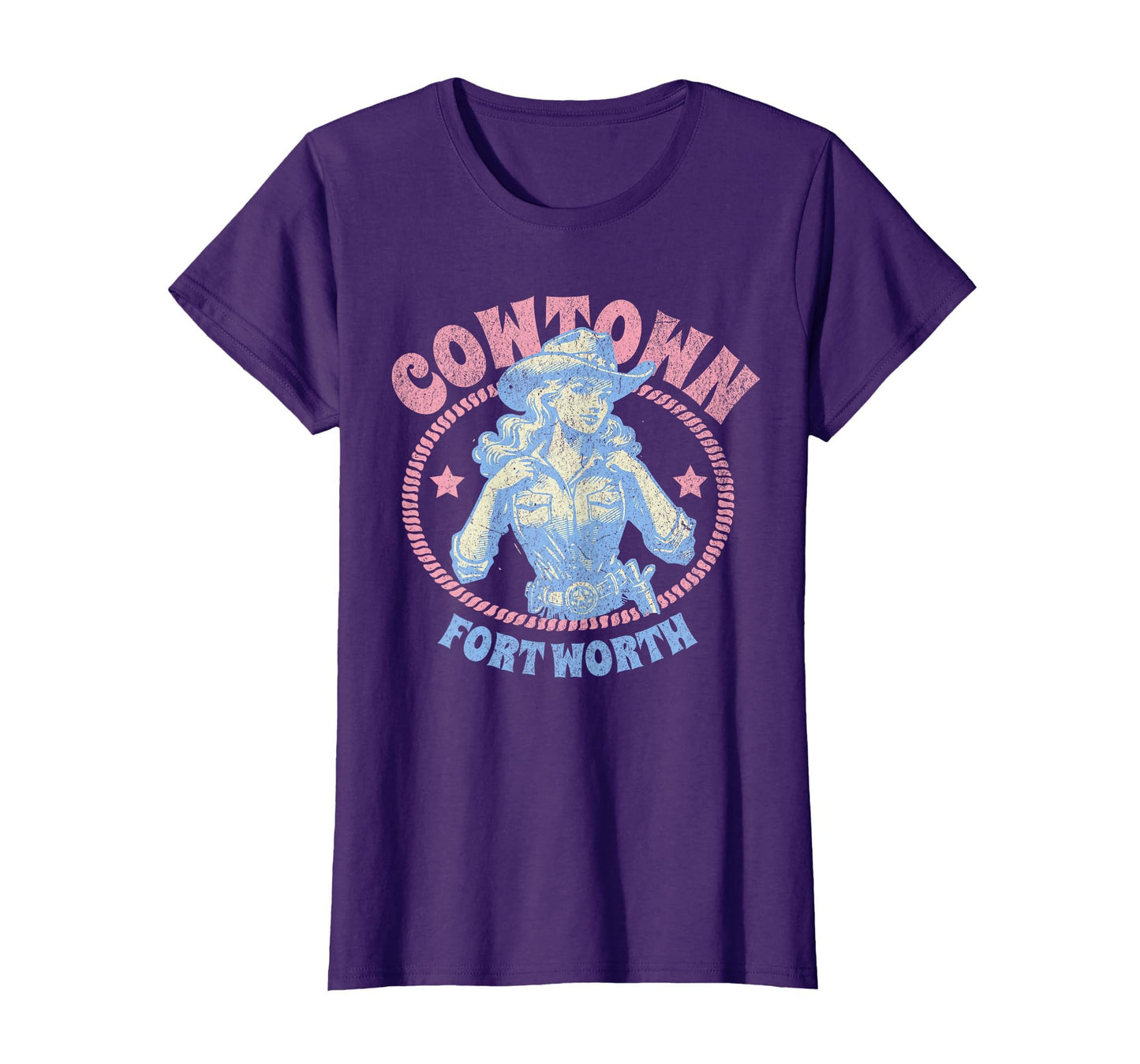Cowtown Fort Worth Texas Western Cowgirl T-Shirt - Trendy Graphic Men Women - T-Shirt, Sweatshirt, Hoodie