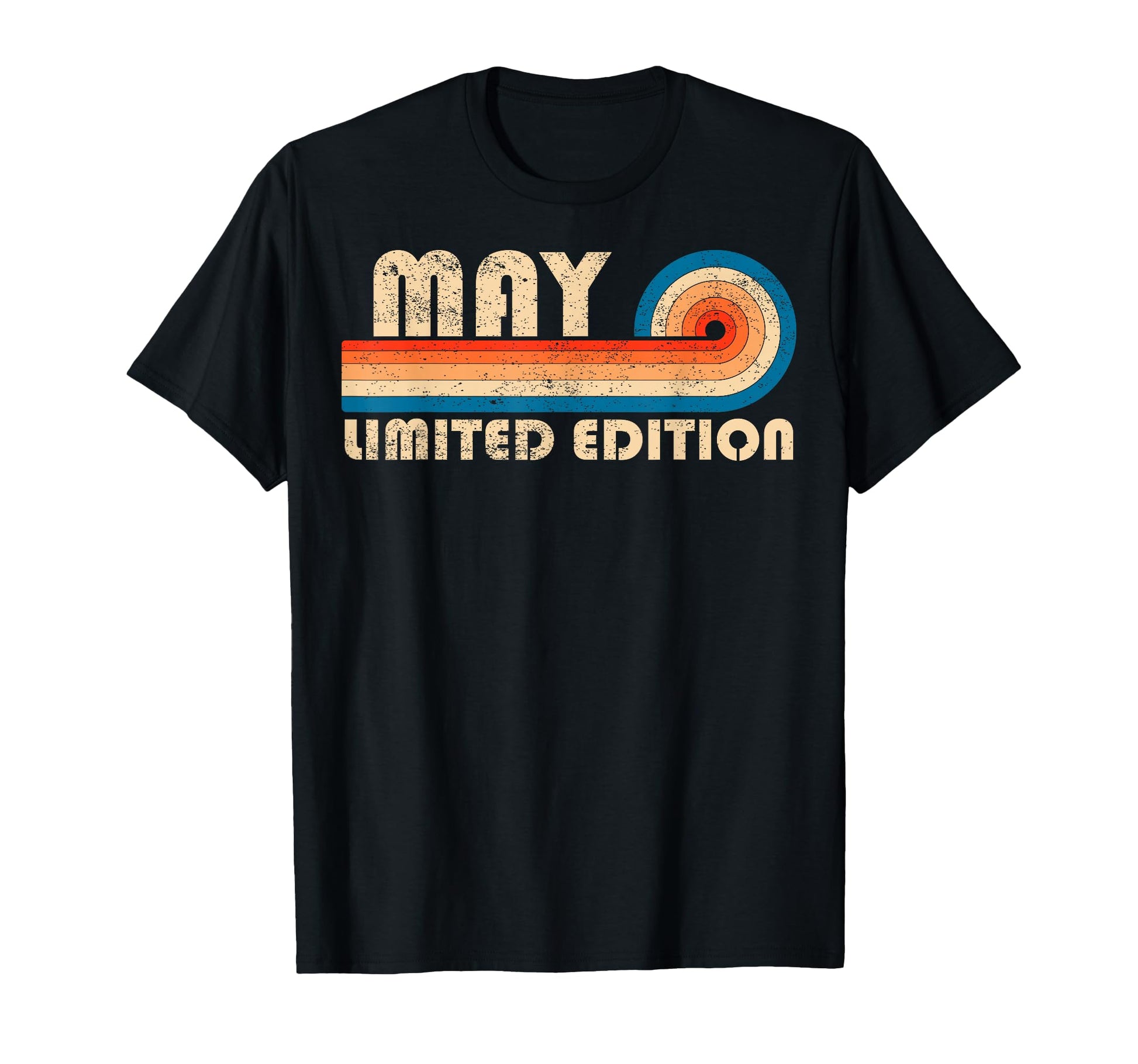May 70S 80S Sunset Stripe T-Shirt - Minimalist Print Unisex - T-Shirt, Sweatshirt, Hoodie