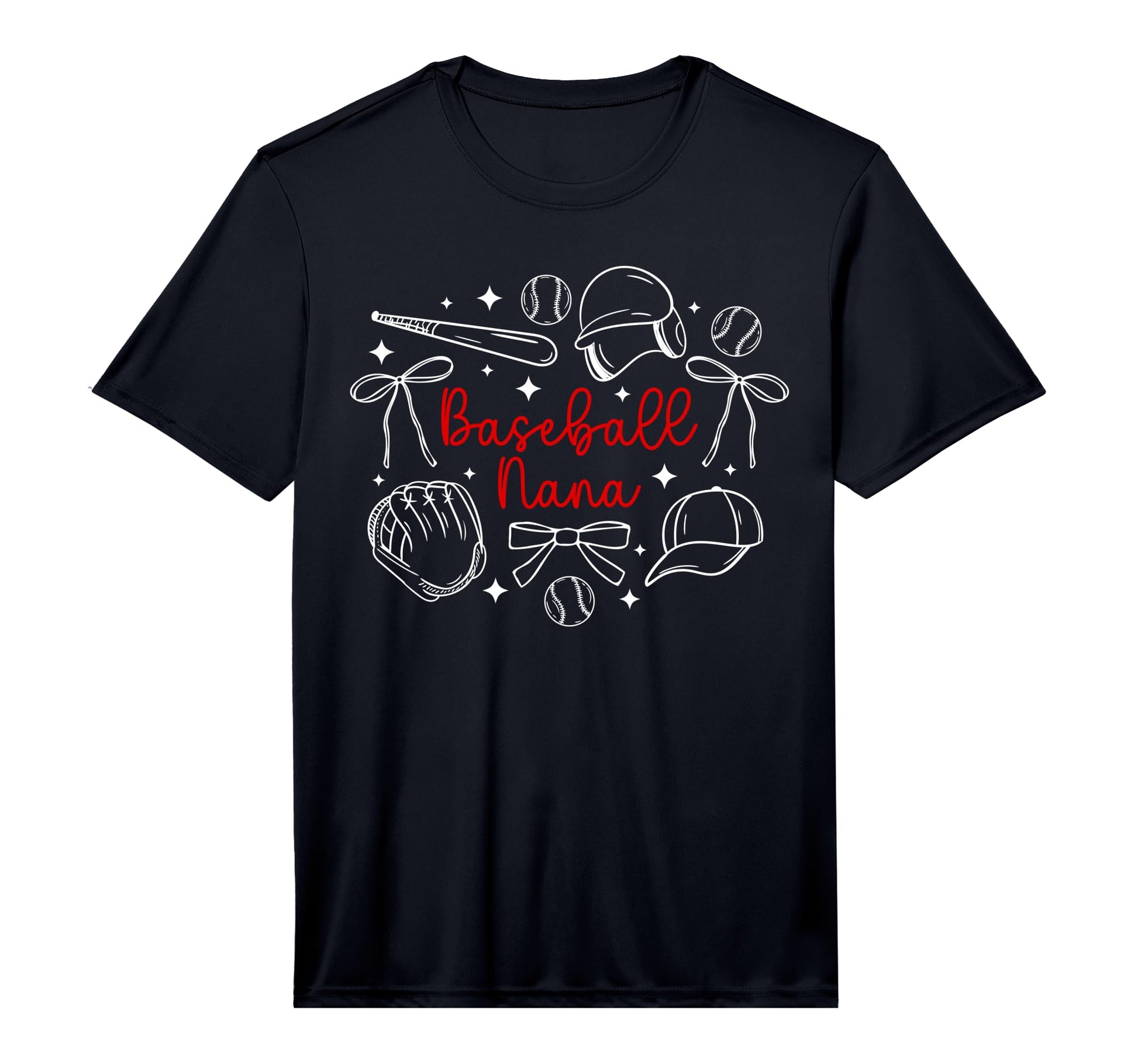 Mens Baseball Nana Coquette Nana T-Shirt - Aesthetic Graphic for Adults - T-Shirt, Sweatshirt, Hoodie