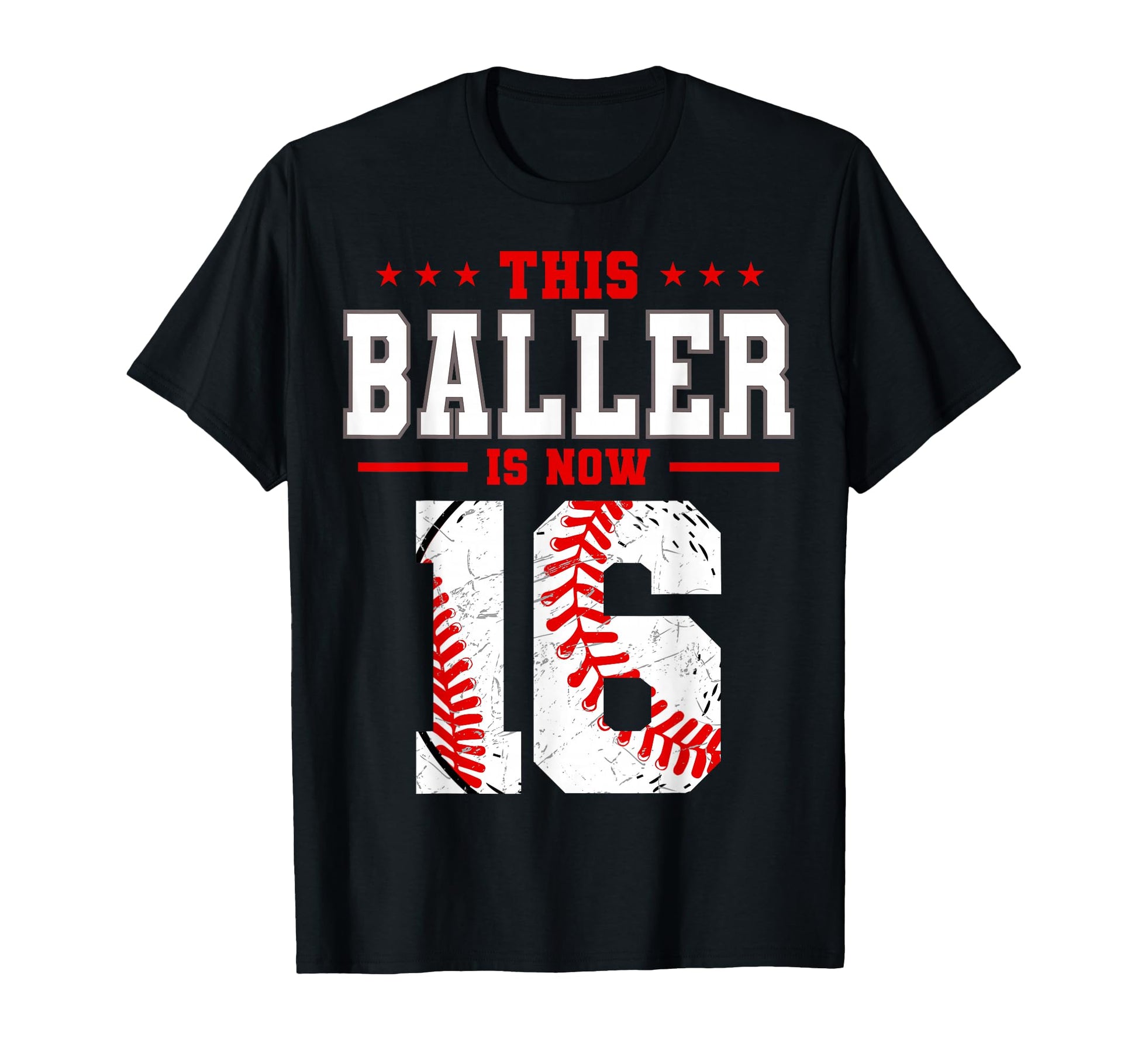 This Baller Is Now 16 Birthday T-Shirt - Trendy Graphic for Adults - T-Shirt, Sweatshirt, Hoodie