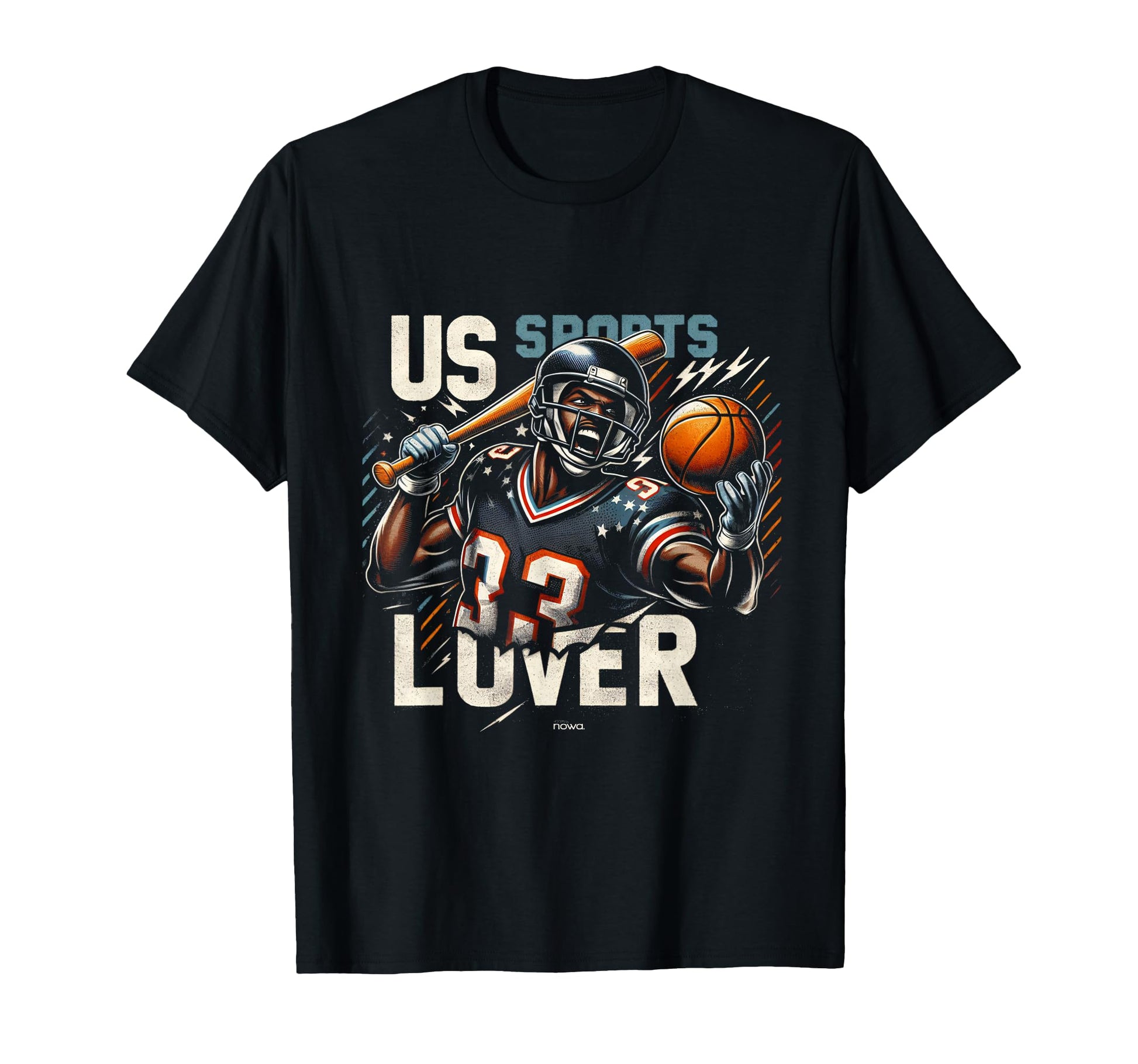Us Sports Lover Powerful Football T-Shirt - Minimalist Print Unisex - T-Shirt, Sweatshirt, Hoodie