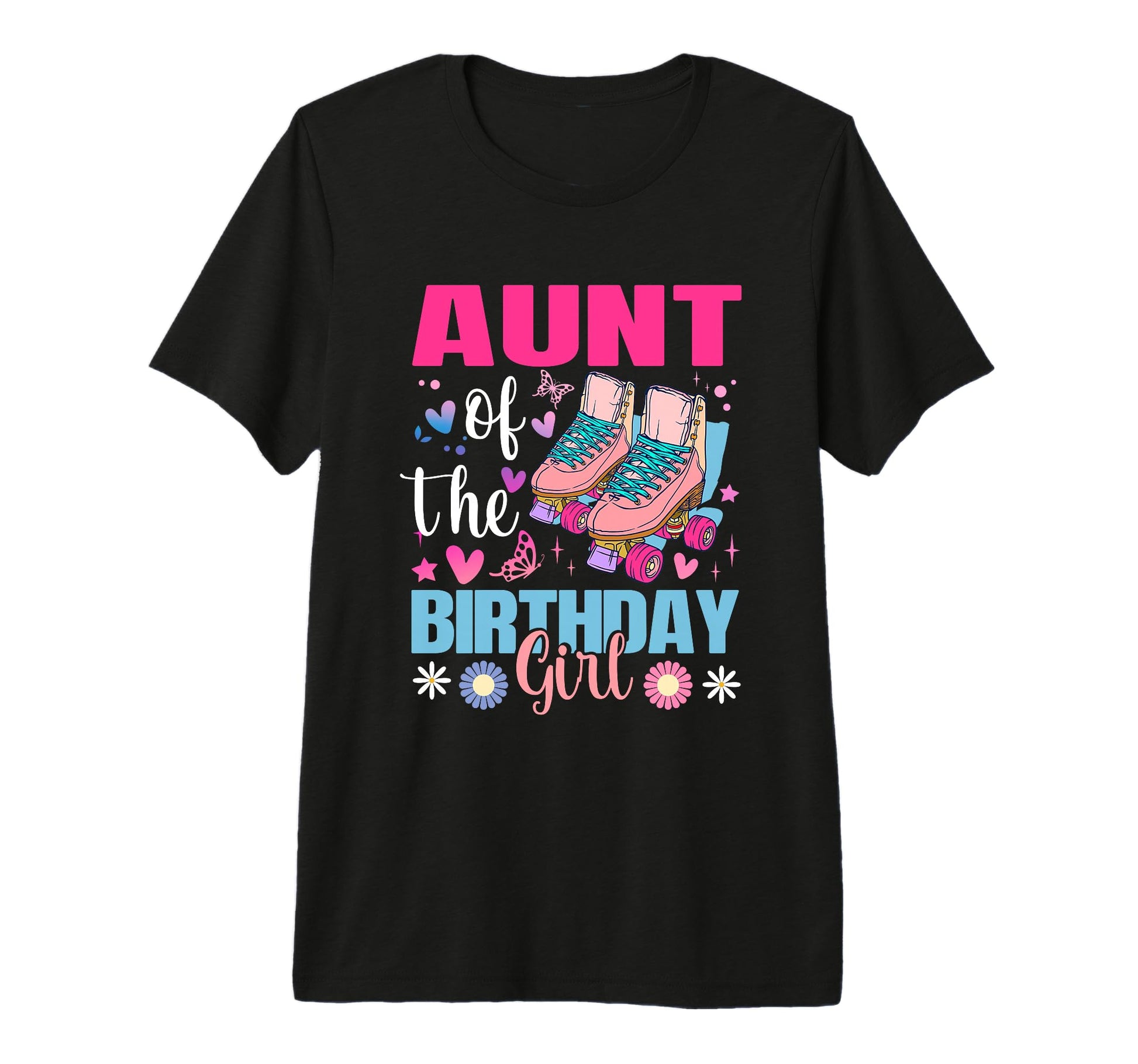 Aunt Birthday Rolling Skate Bday T-Shirt - Unique Graphic for Adults - T-Shirt, Sweatshirt, Hoodie