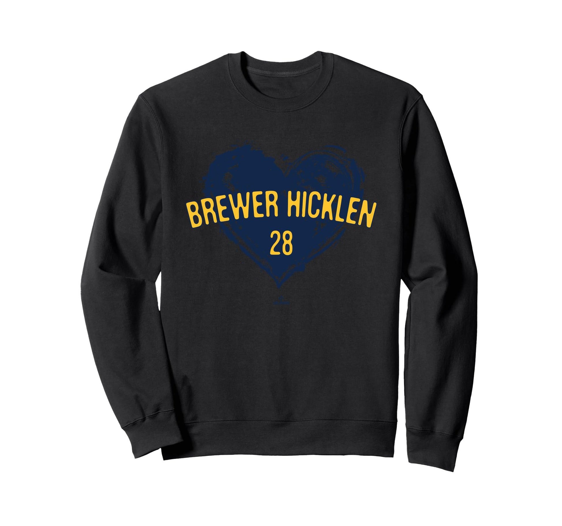 Distressed Heart Brewer Hicklen Sweatshirt - Graphic Print Unisex - T-Shirt, Sweatshirt, Hoodie