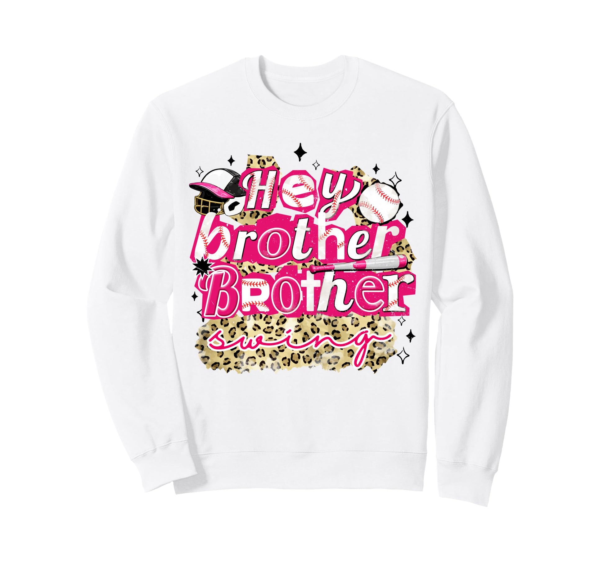Hey Brother Brother Swing Leopard Sweatshirt - Streetwear Style Unisex - T-Shirt, Sweatshirt, Hoodie