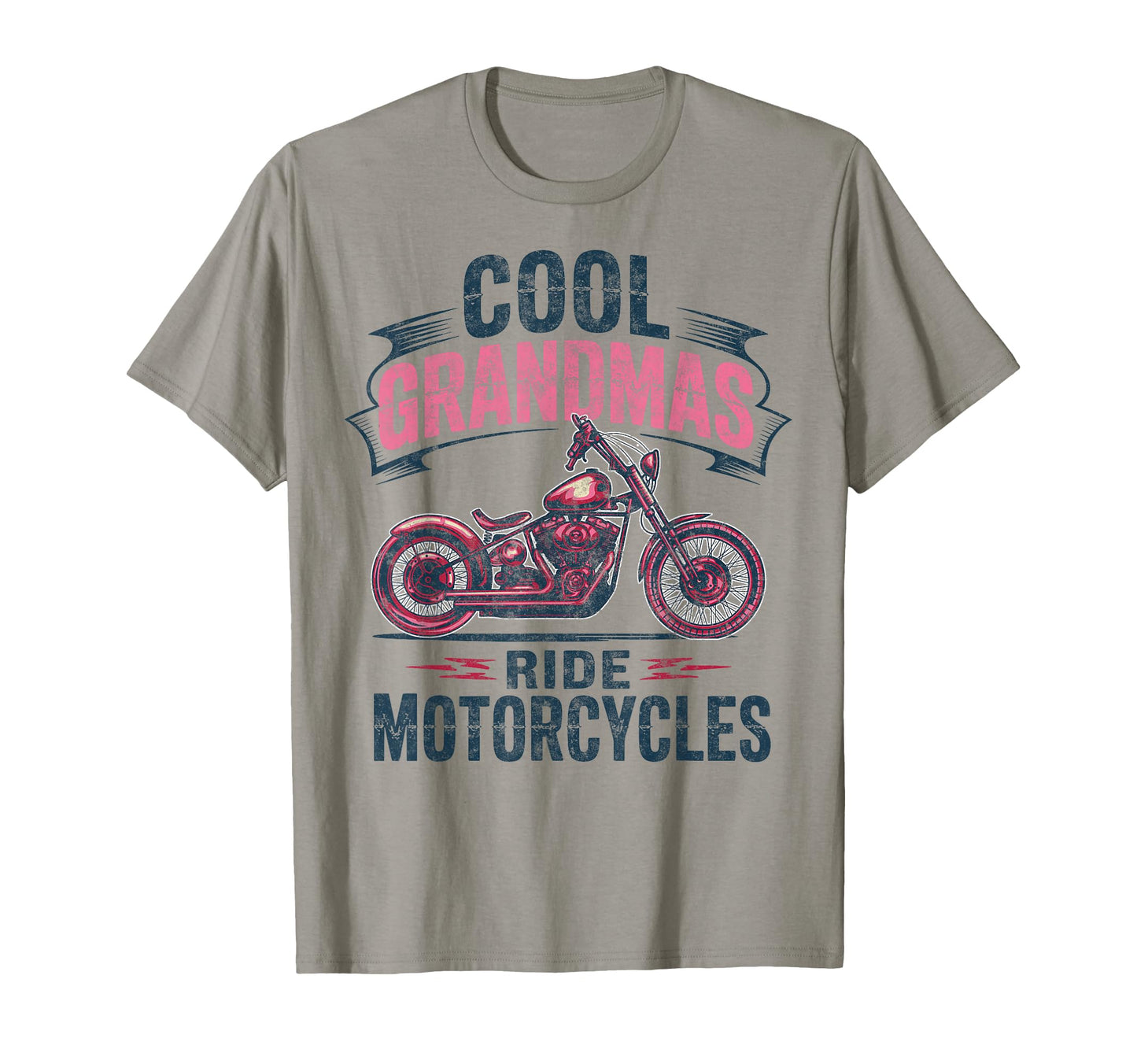 Grandmas Ride Motorcycles Biker Grandma T-Shirt - Graphic Print Unisex - T-Shirt, Sweatshirt, Hoodie
