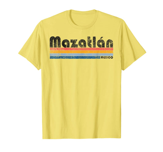 1980S Mazatlan Mexico T-Shirt - Unique Graphic Unisex - T-Shirt, Sweatshirt, Hoodie