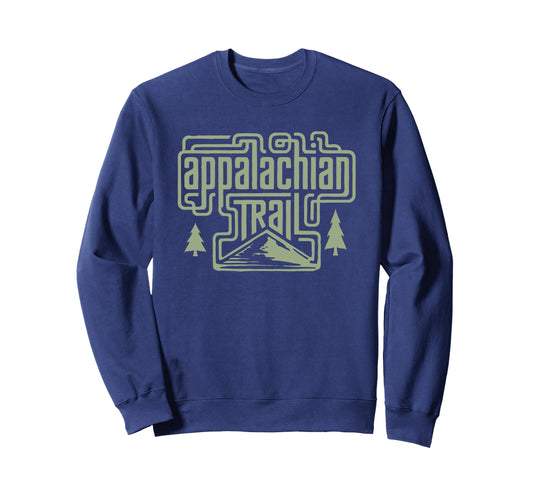 Appalachian Trail Groovy Typography Sweatshirt - Unique Graphic Unisex - T-Shirt, Sweatshirt, Hoodie