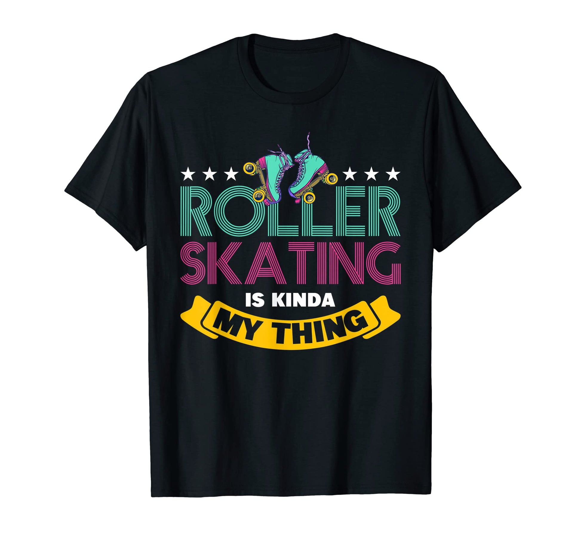 80S Roller Skating Rollerskate Disco T-Shirt - Novelty Apparel for Adults - T-Shirt, Sweatshirt, Hoodie