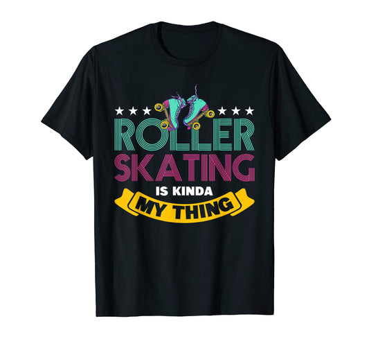 80S Roller Skating Rollerskate Disco T-Shirt - Novelty Apparel for Adults - T-Shirt, Sweatshirt, Hoodie