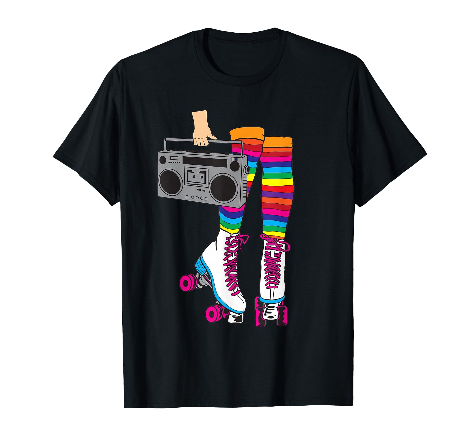 Rollerskates Funny 80S Roller T-Shirt - Fun Novelty Design for Adults - T-Shirt, Sweatshirt, Hoodie