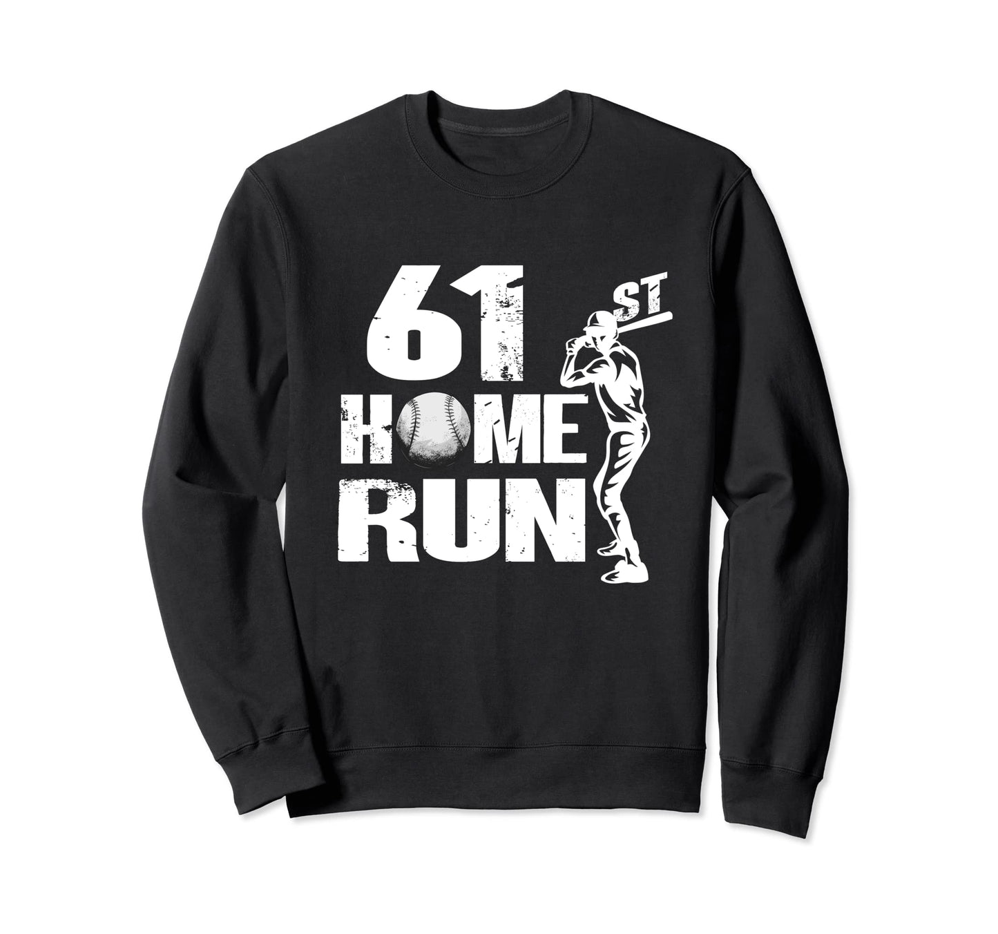 61 Years Old Baseball 61St Birthday Sweatshirt - Unique Graphic for Adults - T-Shirt, Sweatshirt, Hoodie