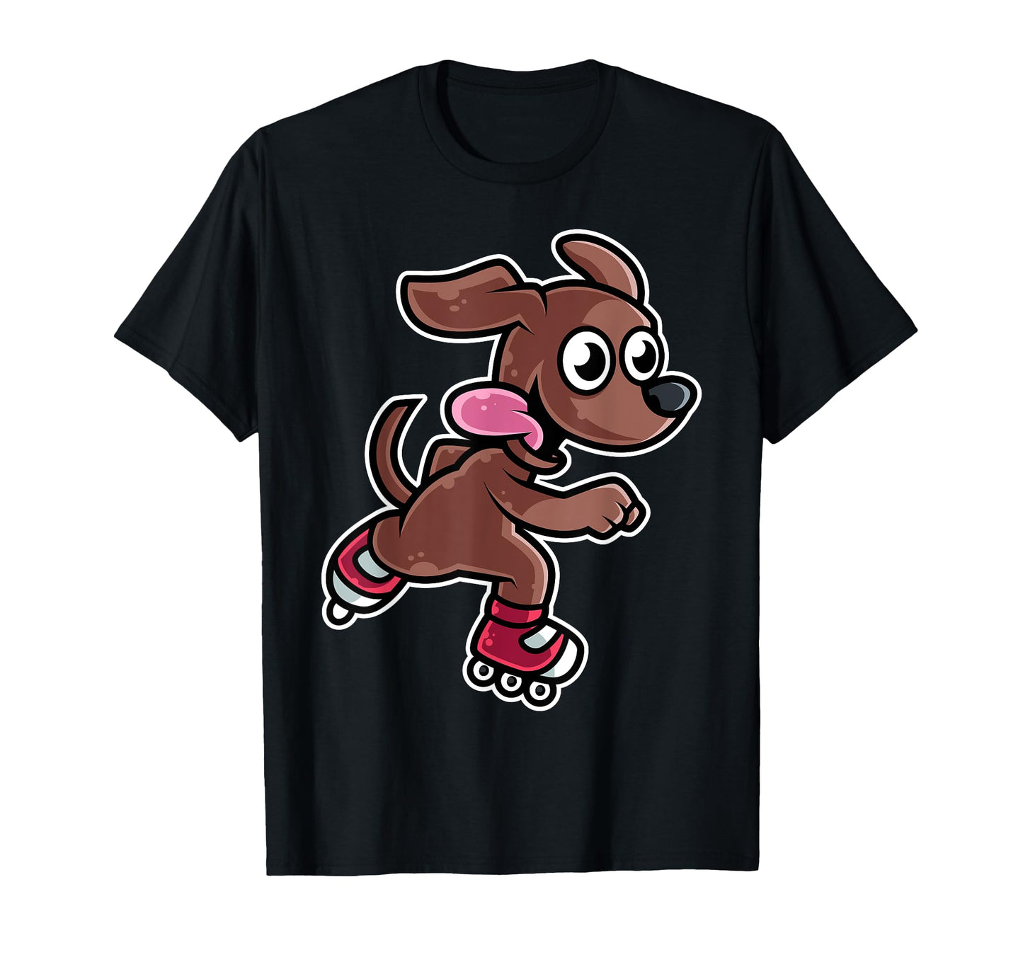 Dog Roller Skate T-Shirt - Trendy Graphic Men Women - T-Shirt, Sweatshirt, Hoodie
