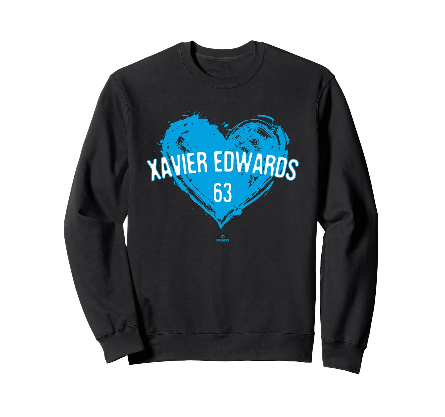 Distressed Heart Xavier Edwards Sweatshirt - Minimalist Print for Adults - T-Shirt, Sweatshirt, Hoodie