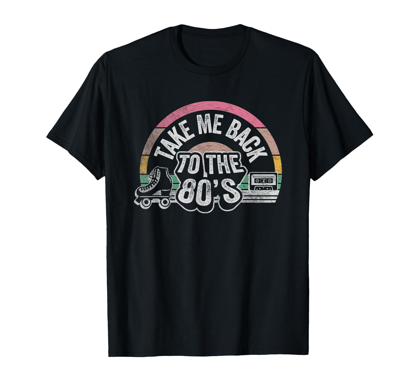 Take Me Back To 80S Cassette Roller T-Shirt - Unique Graphic for Adults - T-Shirt, Sweatshirt, Hoodie
