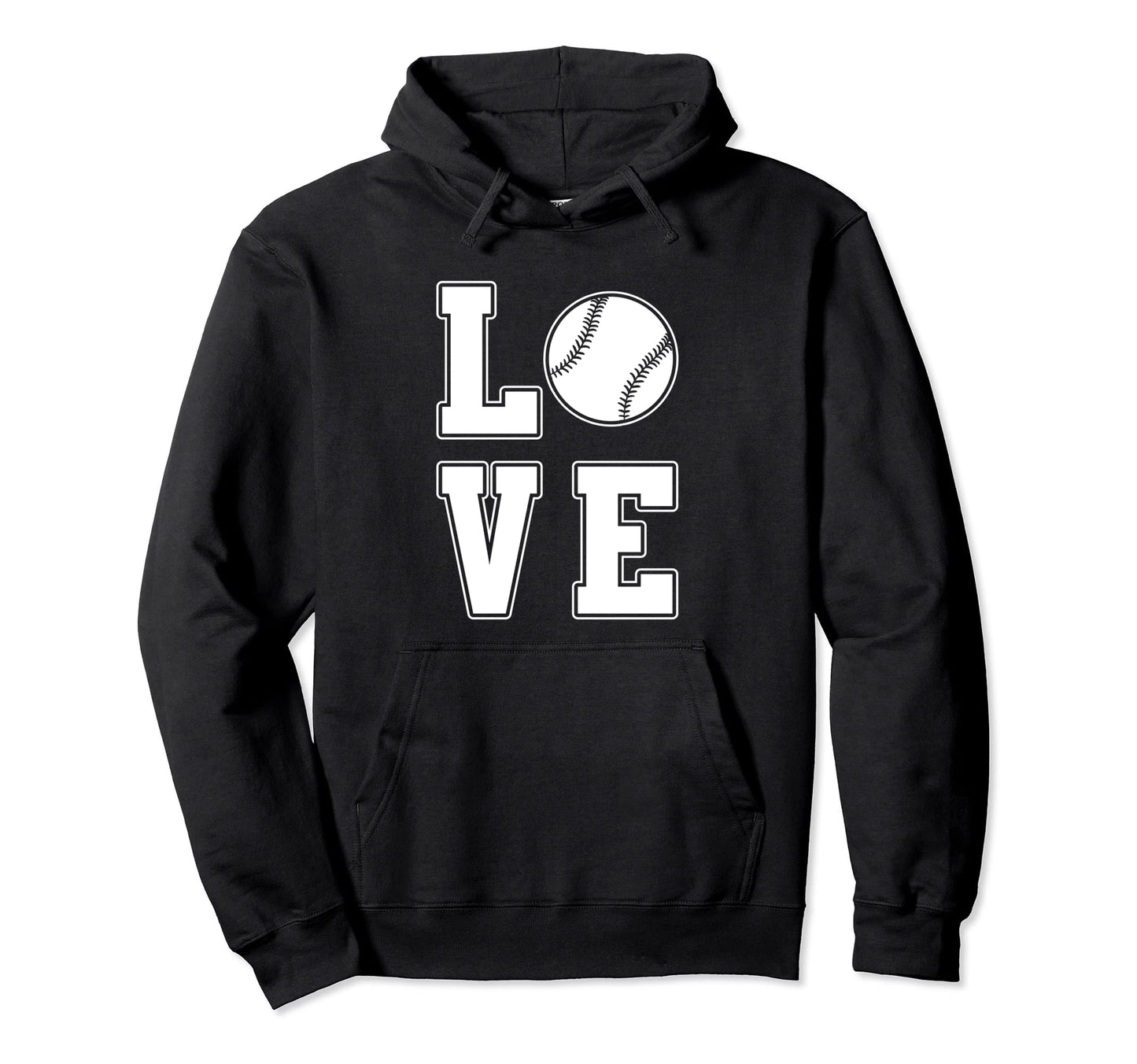 Love To Baseball Hoodie - Casual Everyday Wear Unisex - T-Shirt, Sweatshirt, Hoodie