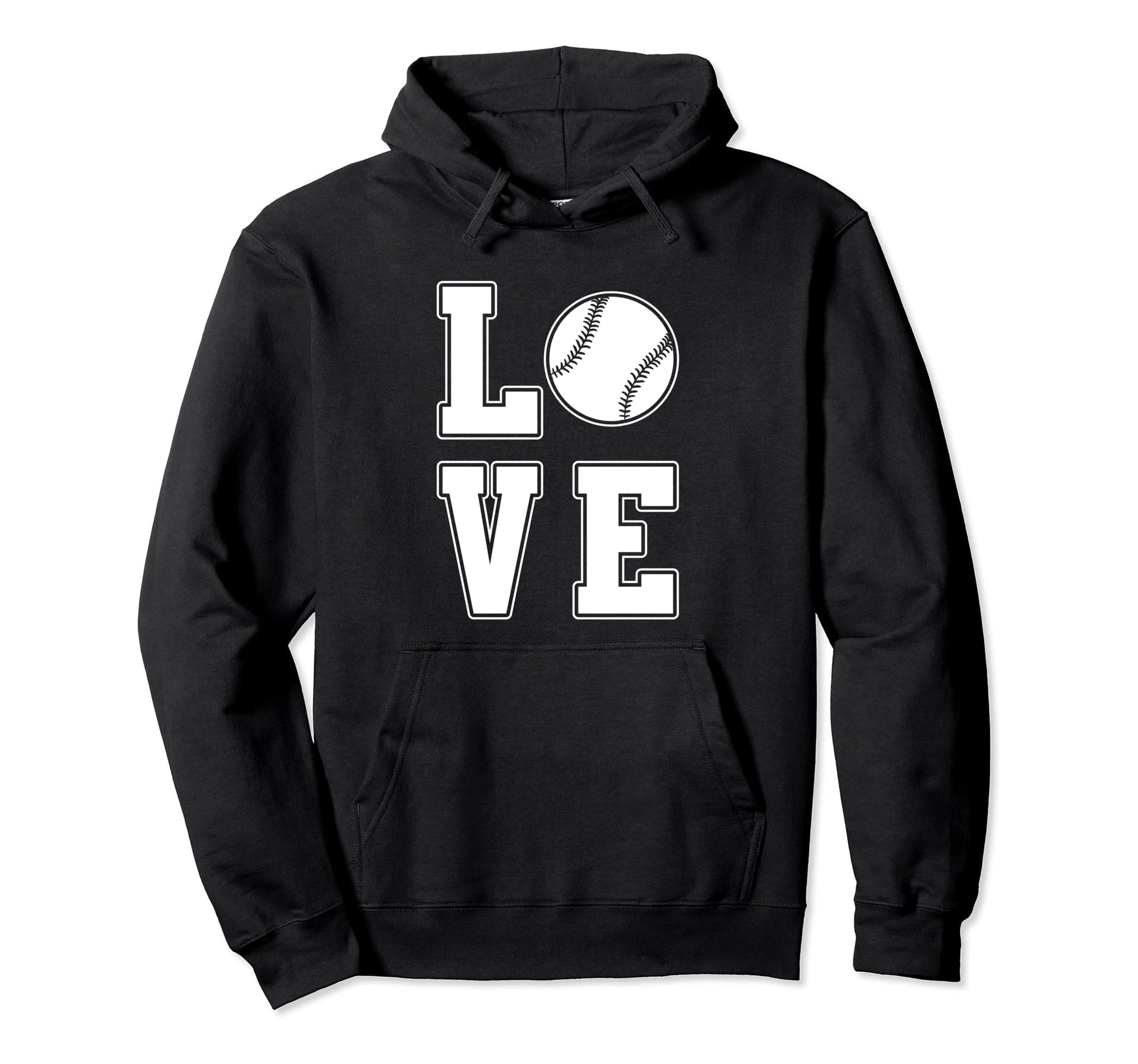 Love To Baseball Hoodie - Casual Everyday Wear Unisex - T-Shirt, Sweatshirt, Hoodie