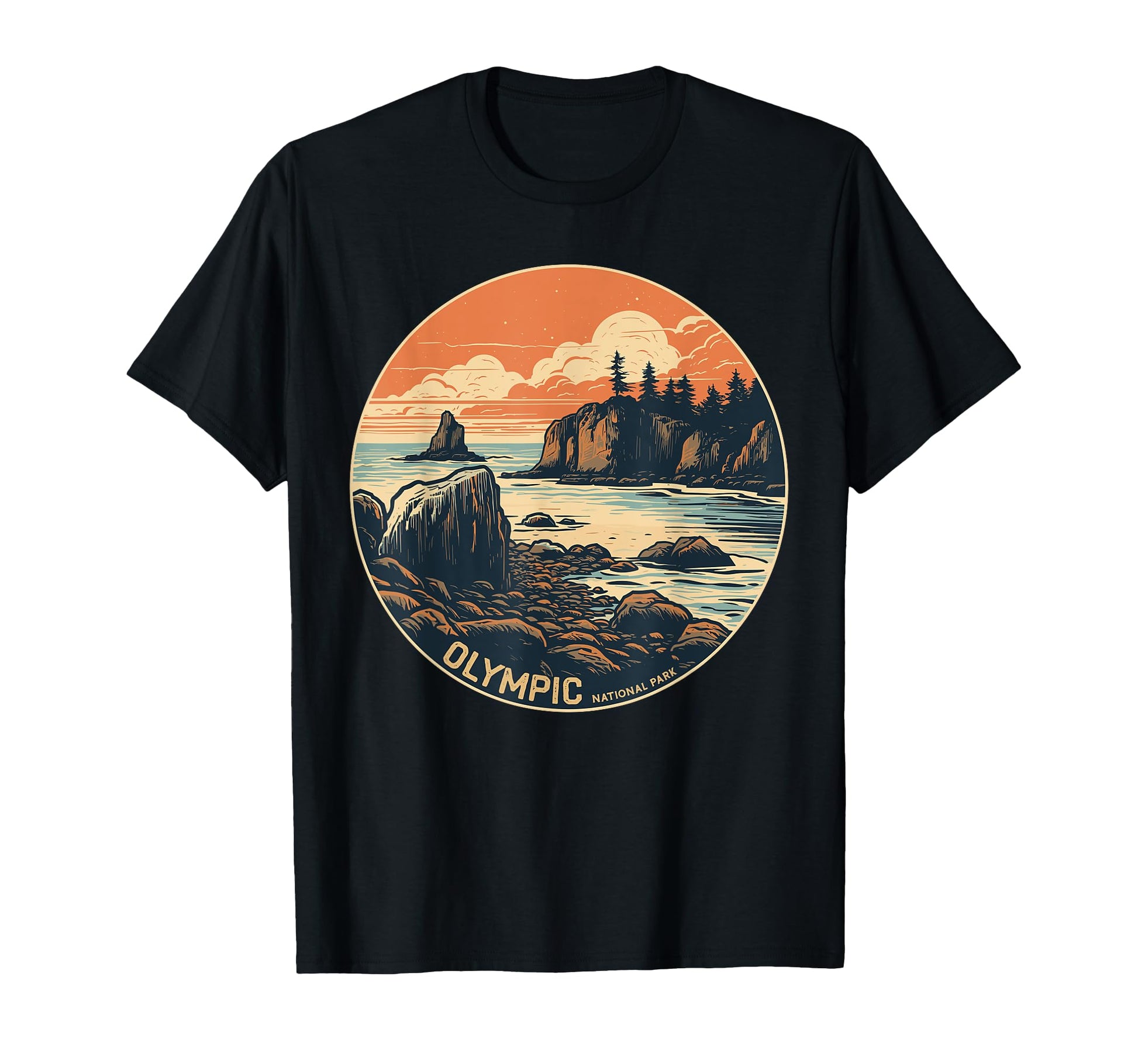 Olympic National Park Washington Trip T-Shirt - Graphic Print Men Women - T-Shirt, Sweatshirt, Hoodie