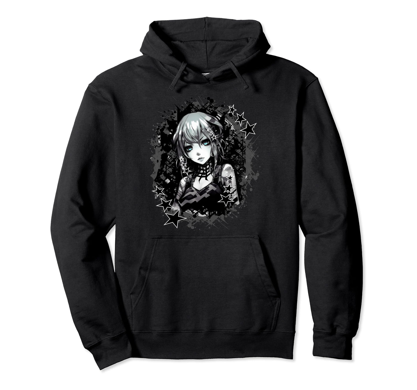 Y2K Soft Grunge Anime Edgy Alt Egirl Hoodie - Custom Art Print Unisex - T-Shirt, Sweatshirt, Hoodie