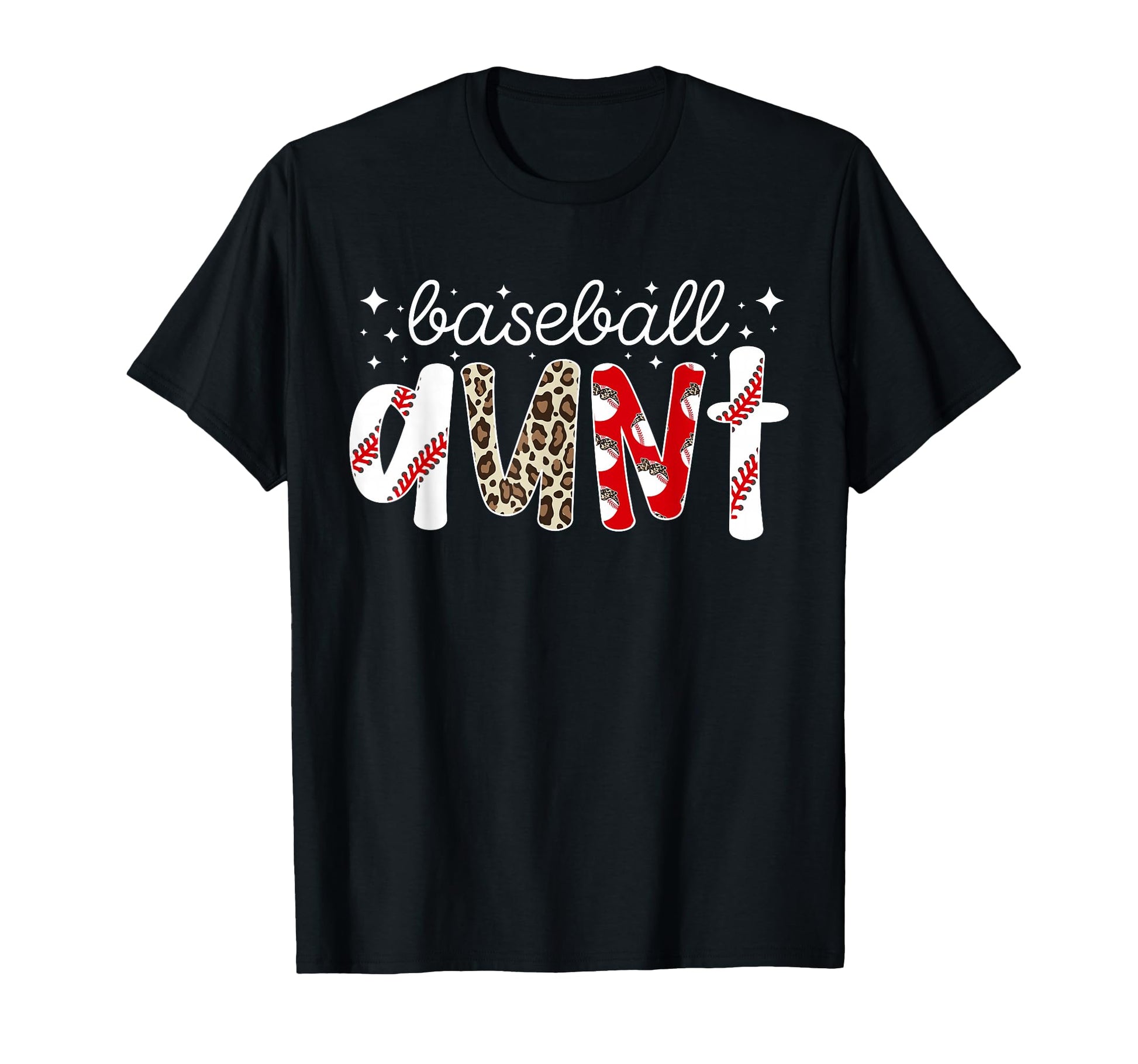 Baseball Aunt Leopard Aunt Baseball T-Shirt - Streetwear Style for Adults - T-Shirt, Sweatshirt, Hoodie