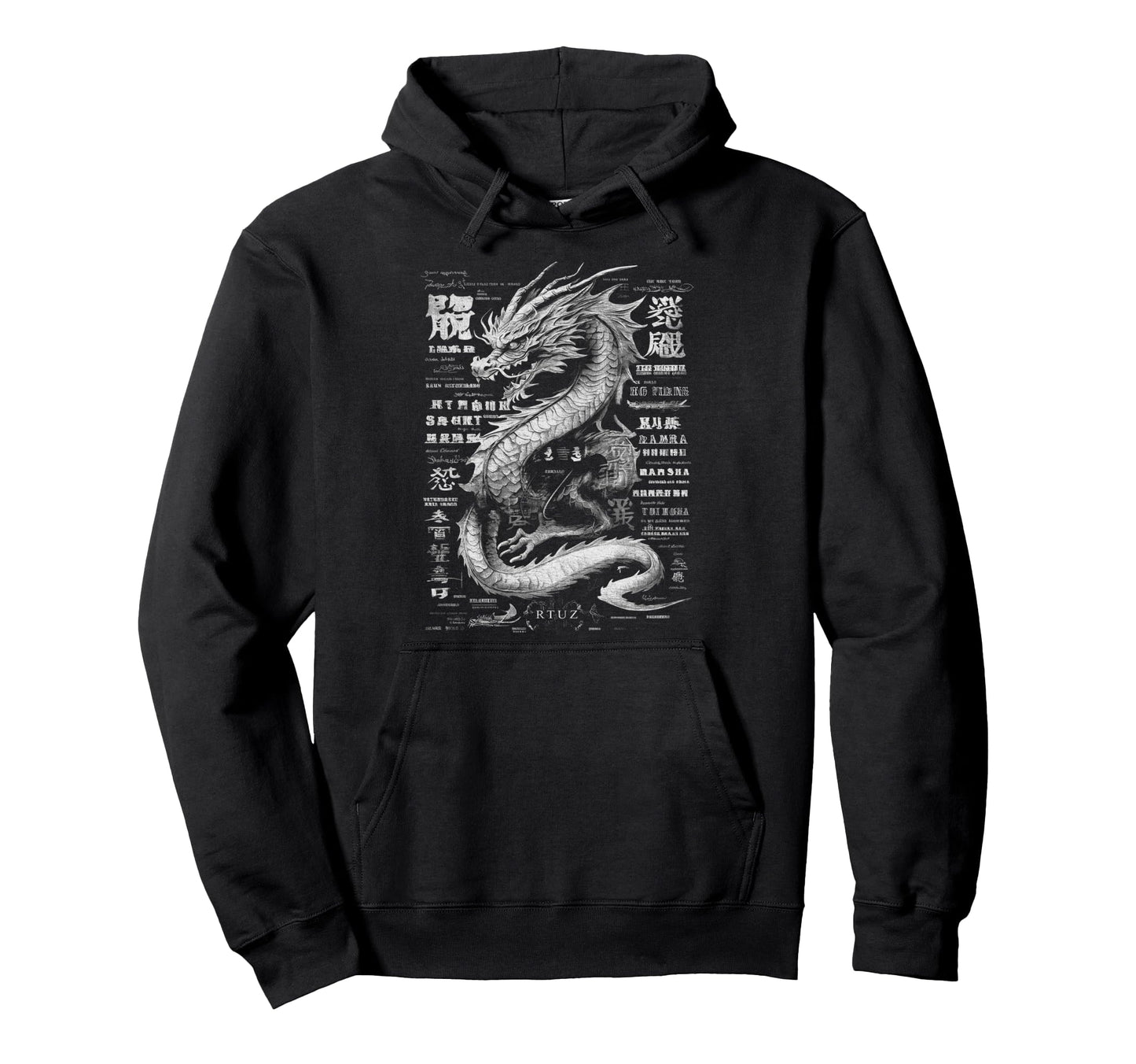 Aesthetic Dragon Streetwear Hoodie - Custom Art Print Men Women - T-Shirt, Sweatshirt, Hoodie