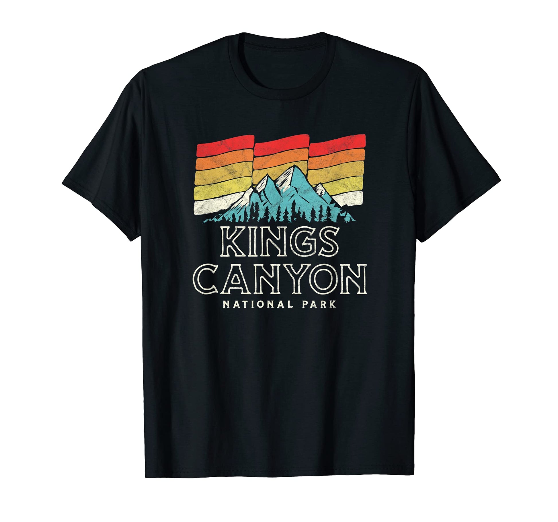 Kings Canyon National Park Mountains T-Shirt - Minimalist Print Unisex - T-Shirt, Sweatshirt, Hoodie